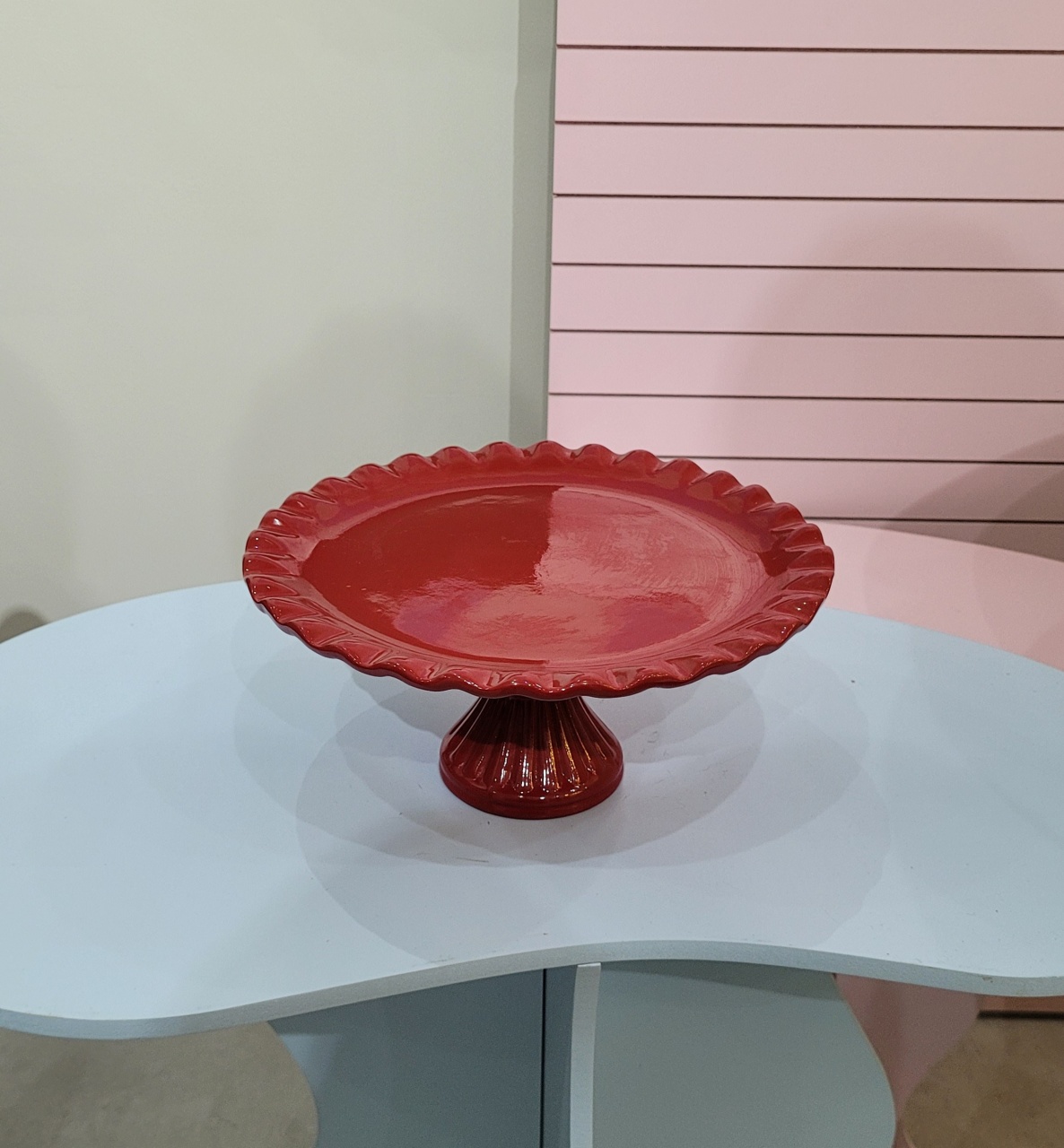 Boleira Cerâmica - Vermelho Escuro - Sonhare Pocket