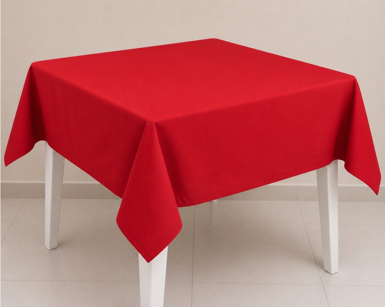Toalha Mesa 1X50 Vermelha  - Nbs festas 