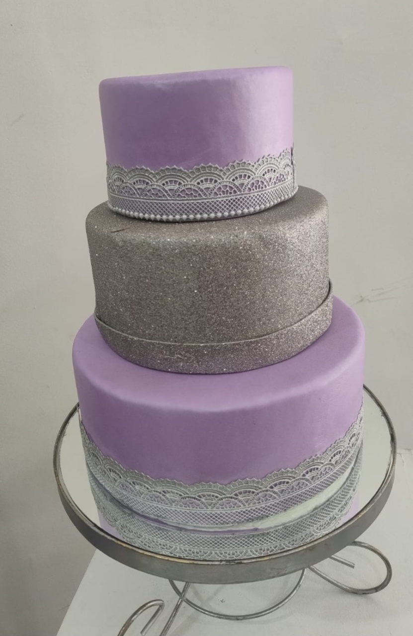 Lilas Com Prata - Nbs festas 