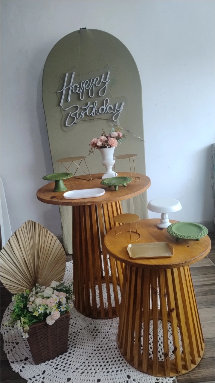 Verde Com Branco - Nbs festas 