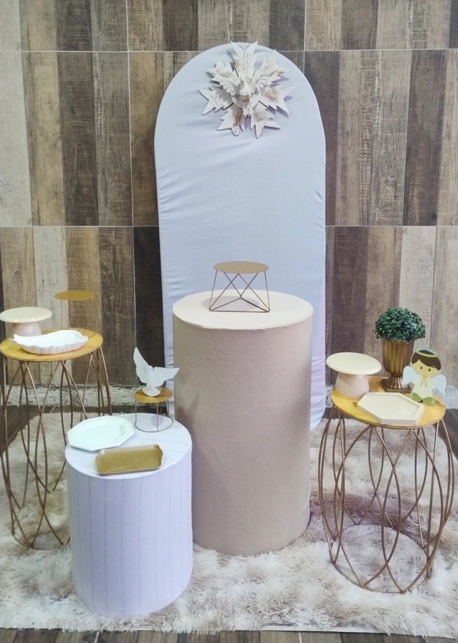 Bege Com Dourado  - Nbs festas 