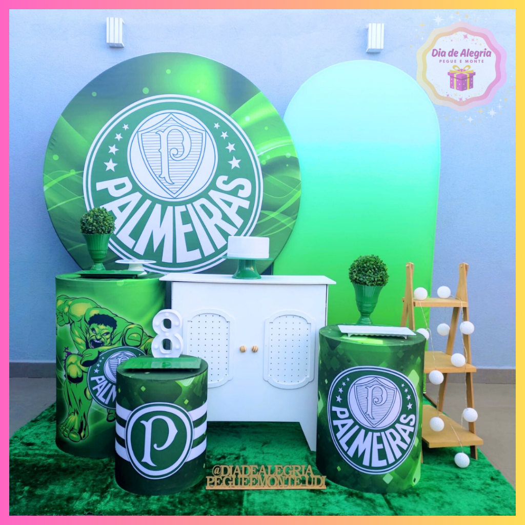 Palmeiras - Kit 3 - Dia de Alegria Pegue e Monte