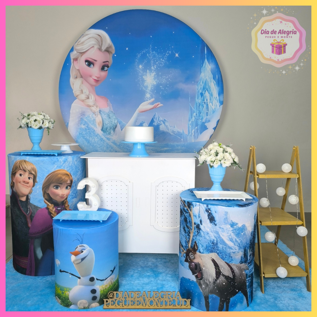 Frozen - Kit 2 - Dia de Alegria Pegue e Monte
