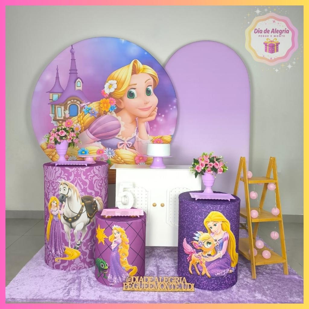 Rapunzel - Kit 3 - Dia de Alegria Pegue e Monte