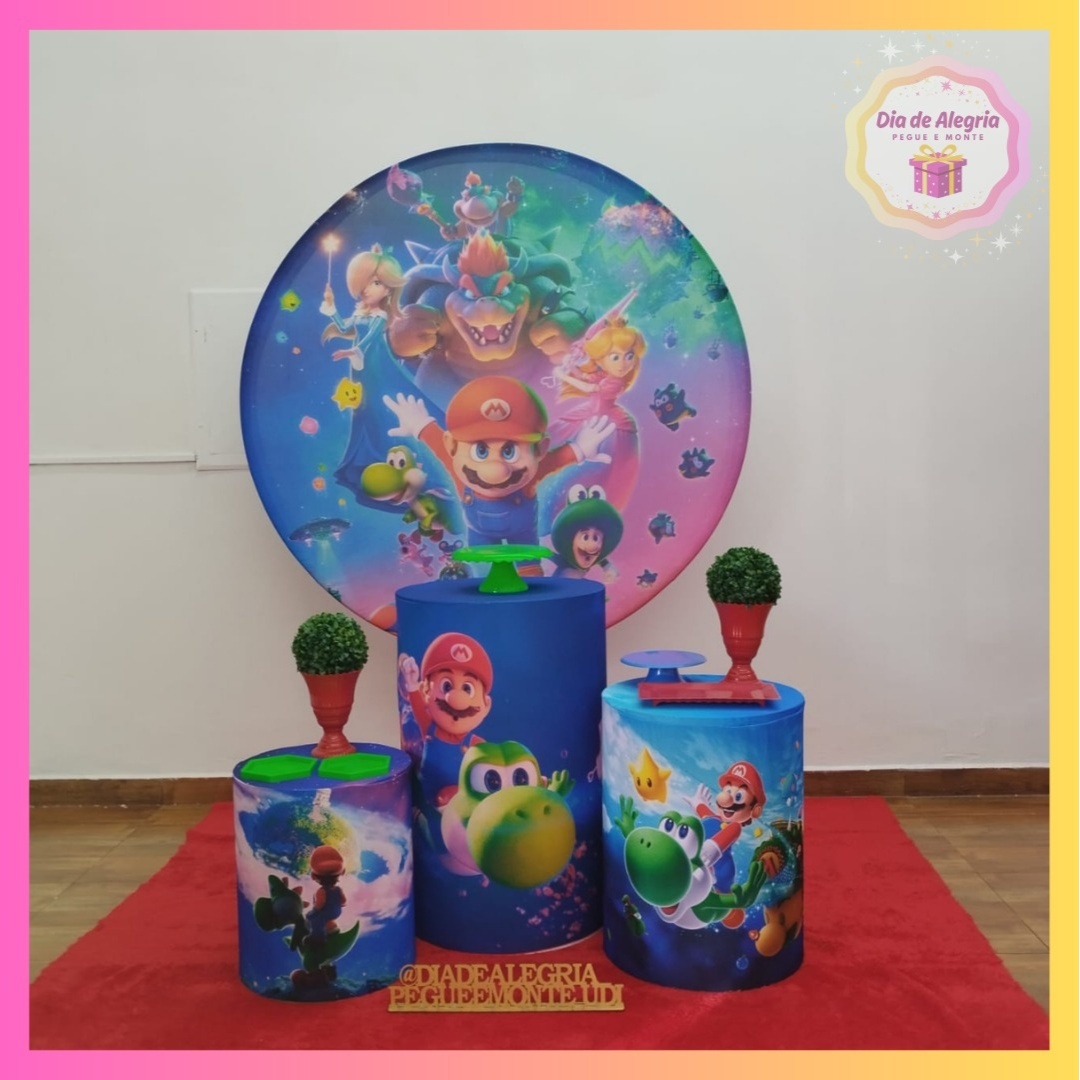 Super Mário Galaxy - Kit 1 - Dia de Alegria Pegue e Monte