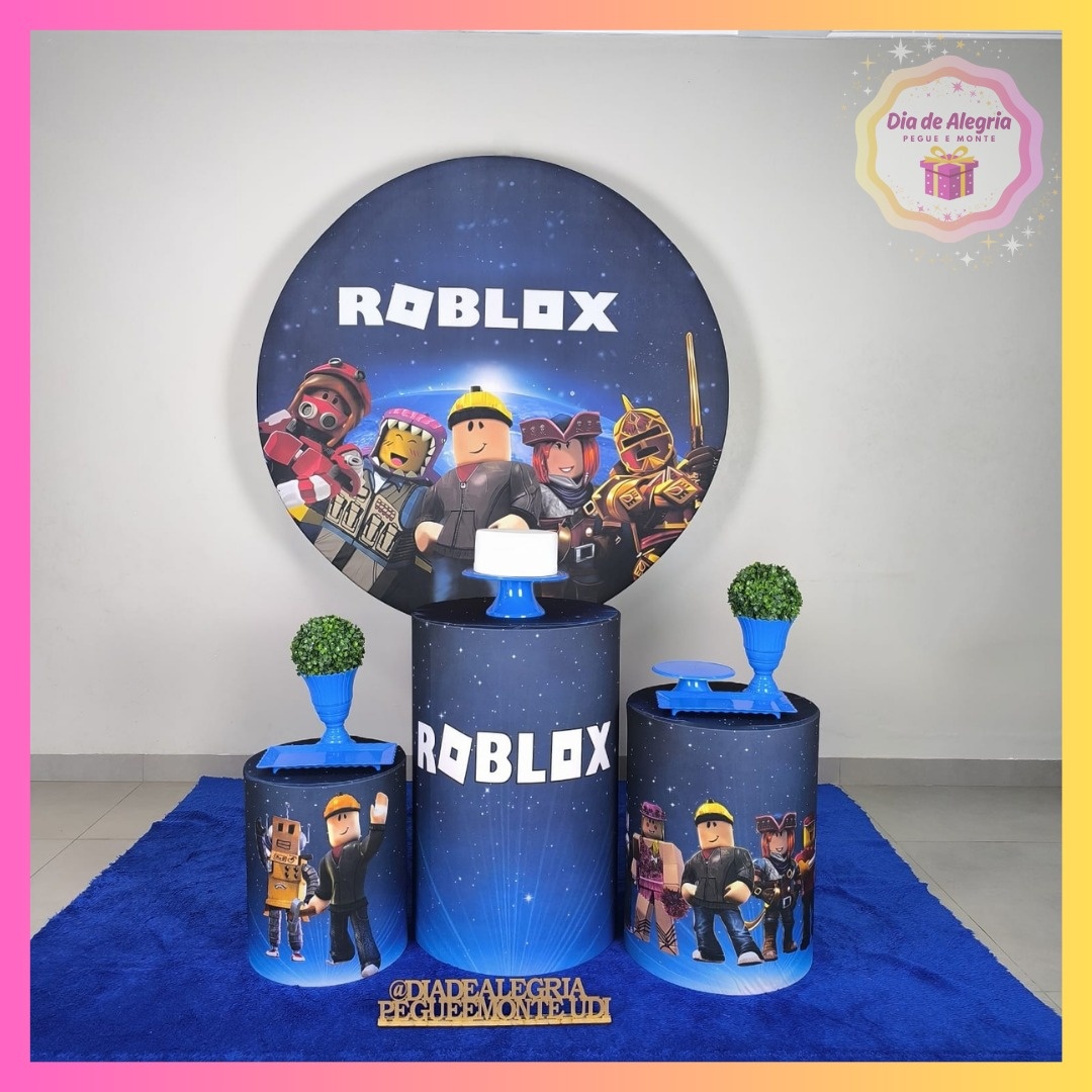 Roblox Menino - Kit 1 - Dia de Alegria Pegue e Monte