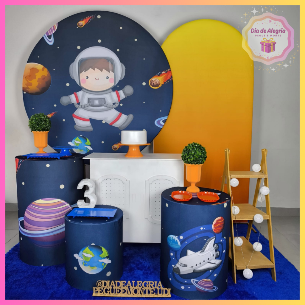 Astronauta - Kit 3 - Dia de Alegria Pegue e Monte