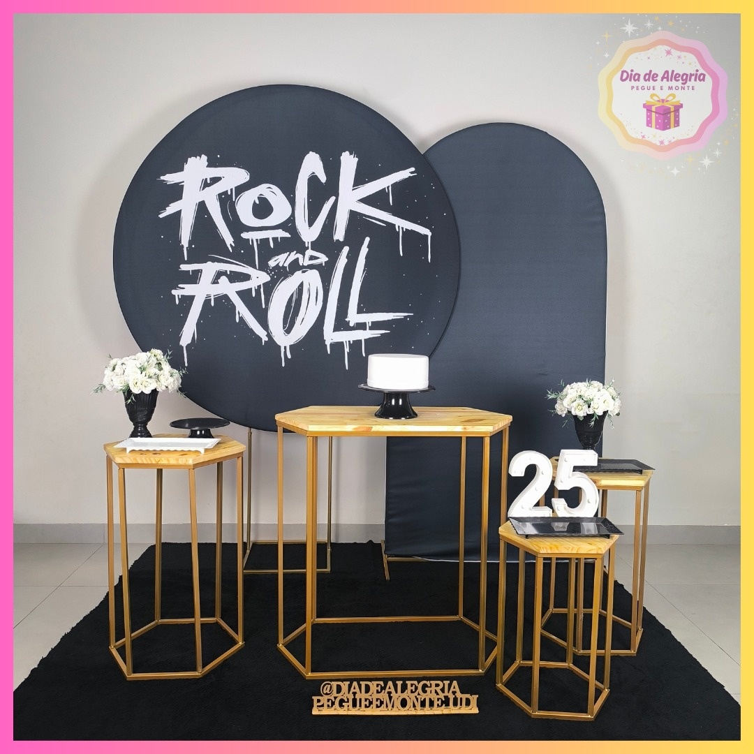 Rock and Roll - Kit 3 - Dia de Alegria Pegue e Monte