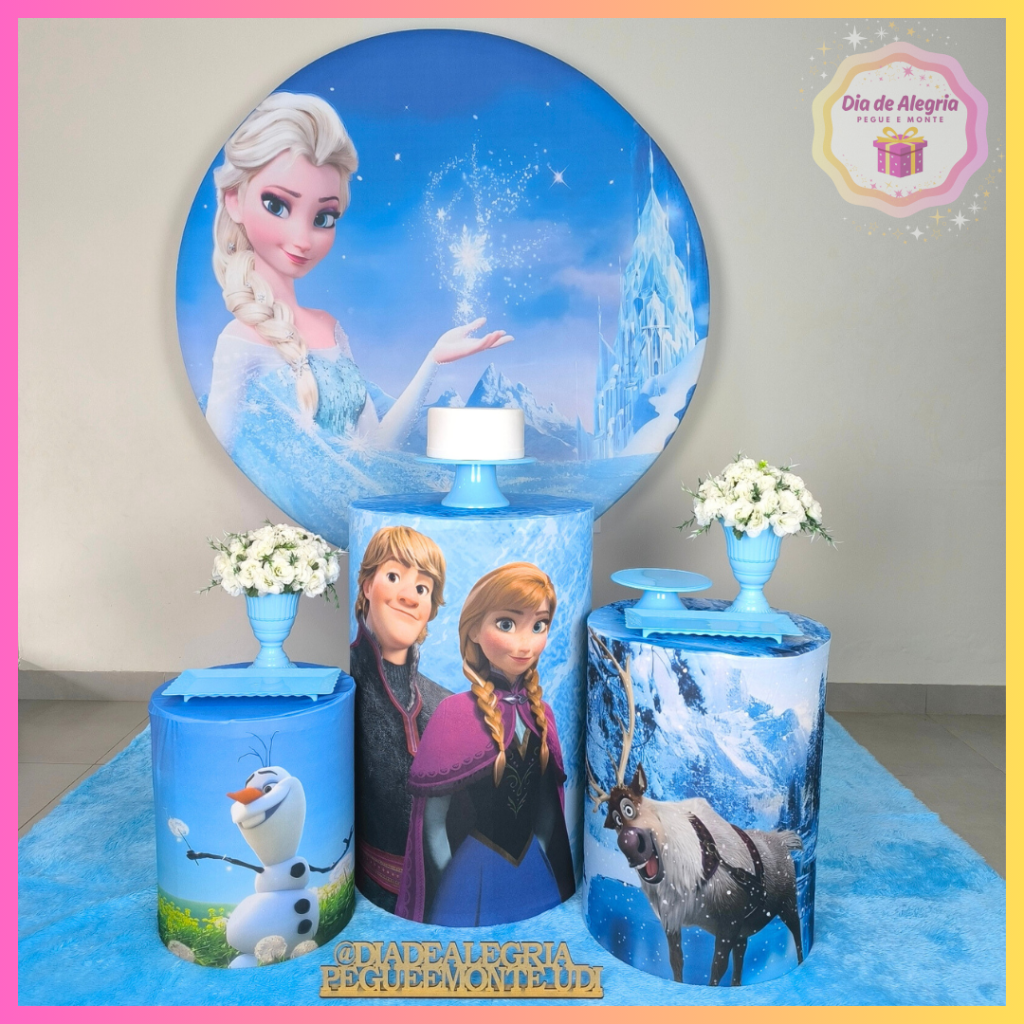 Frozen - Kit 1 - Dia de Alegria Pegue e Monte