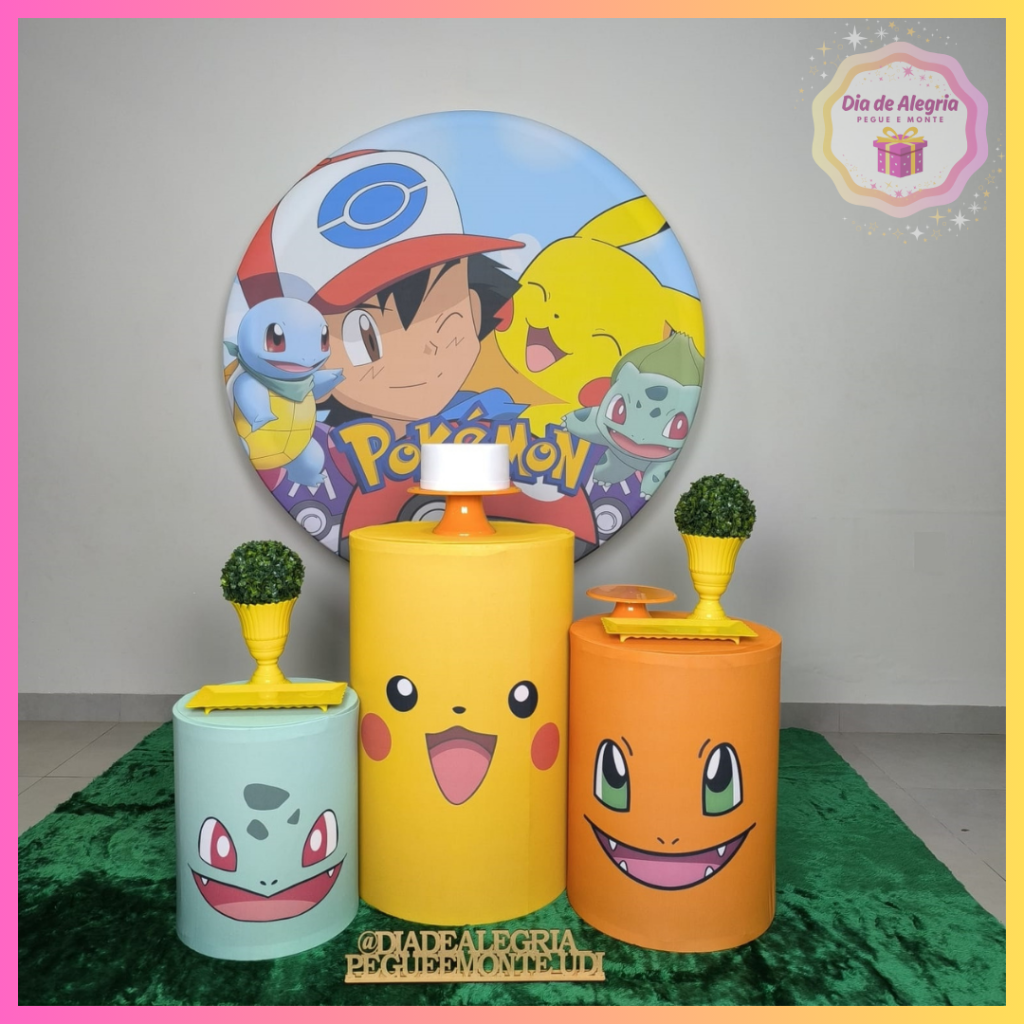 Pokemon - Kit 1 - Dia de Alegria Pegue e Monte