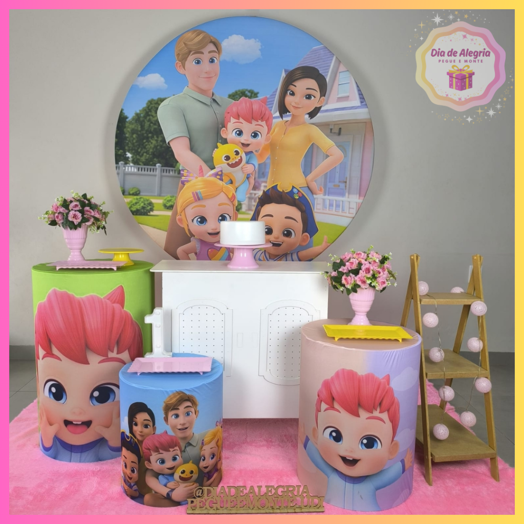 Bebê Finn Menina - Kit 2 - Dia de Alegria Pegue e Monte