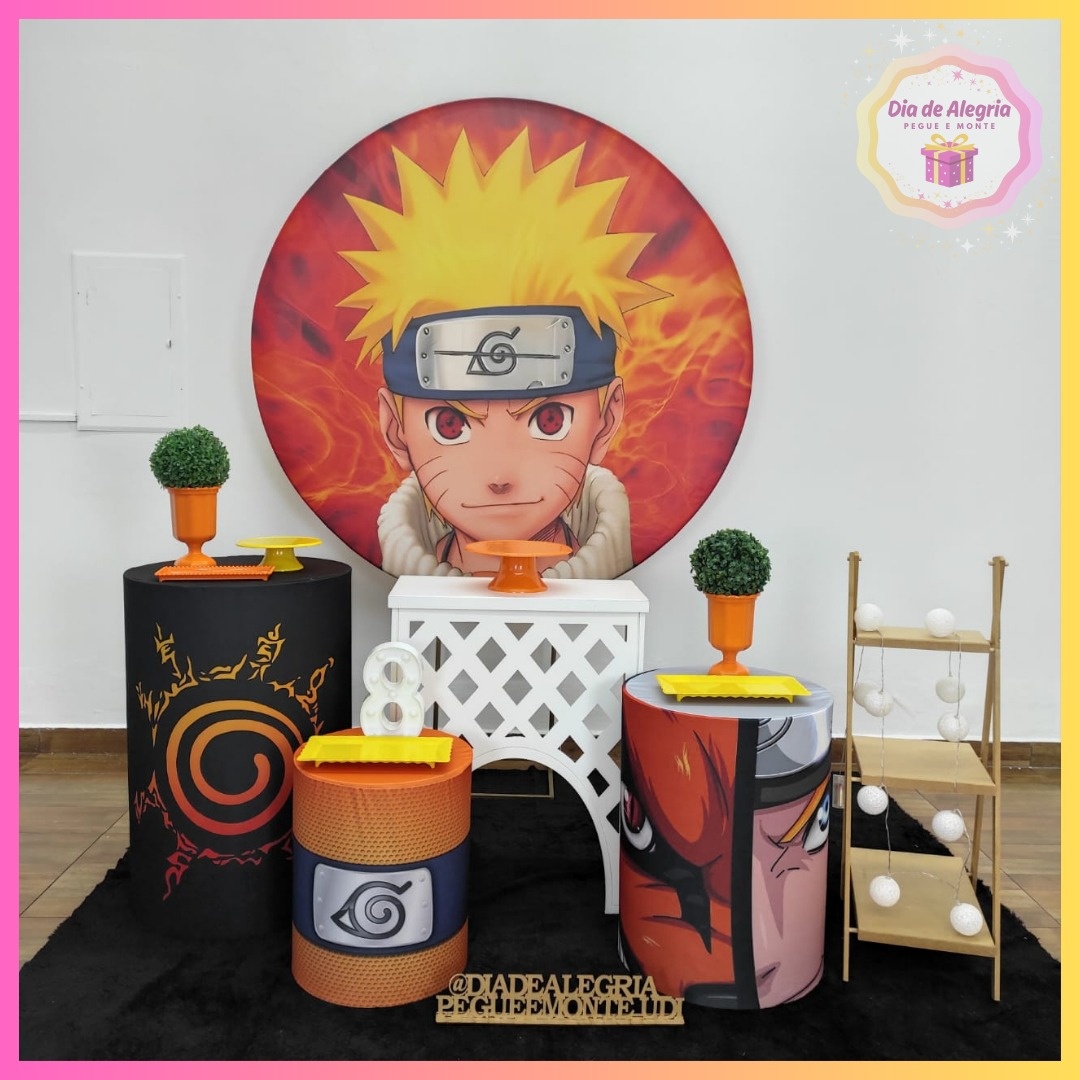 Naruto - Kit 2 - Dia de Alegria Pegue e Monte