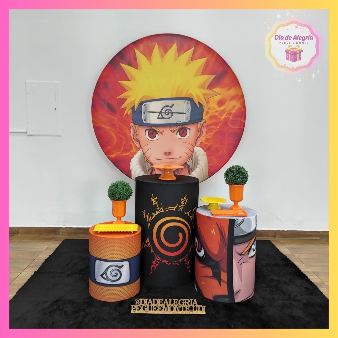 Naruto - Kit 1 - Dia de Alegria Pegue e Monte