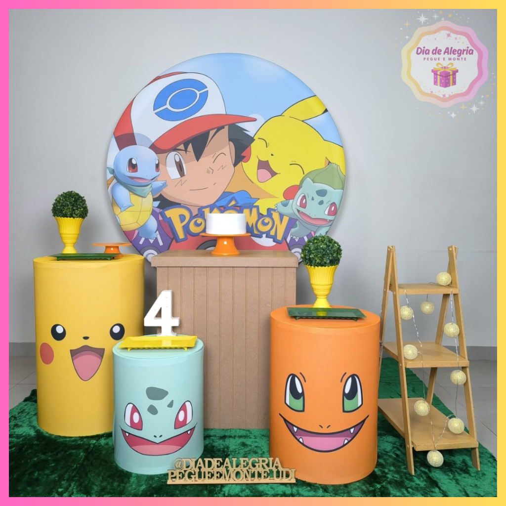 Pokemon - Kit 2 - Dia de Alegria Pegue e Monte