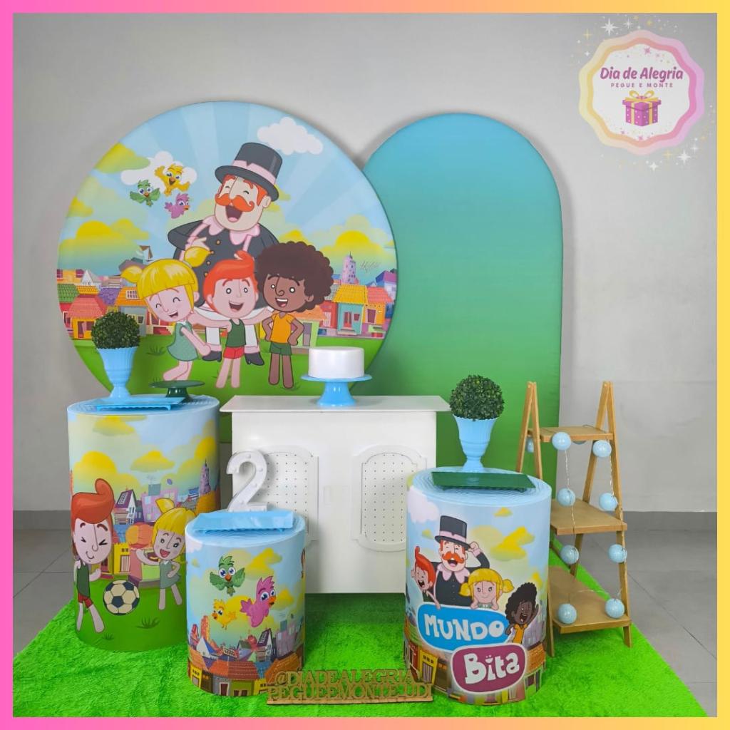 Mundo Bita Menino - Kit 3 - Dia de Alegria Pegue e Monte