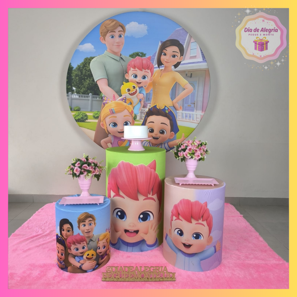 Bebê Finn Menina - Kit 1 - Dia de Alegria Pegue e Monte