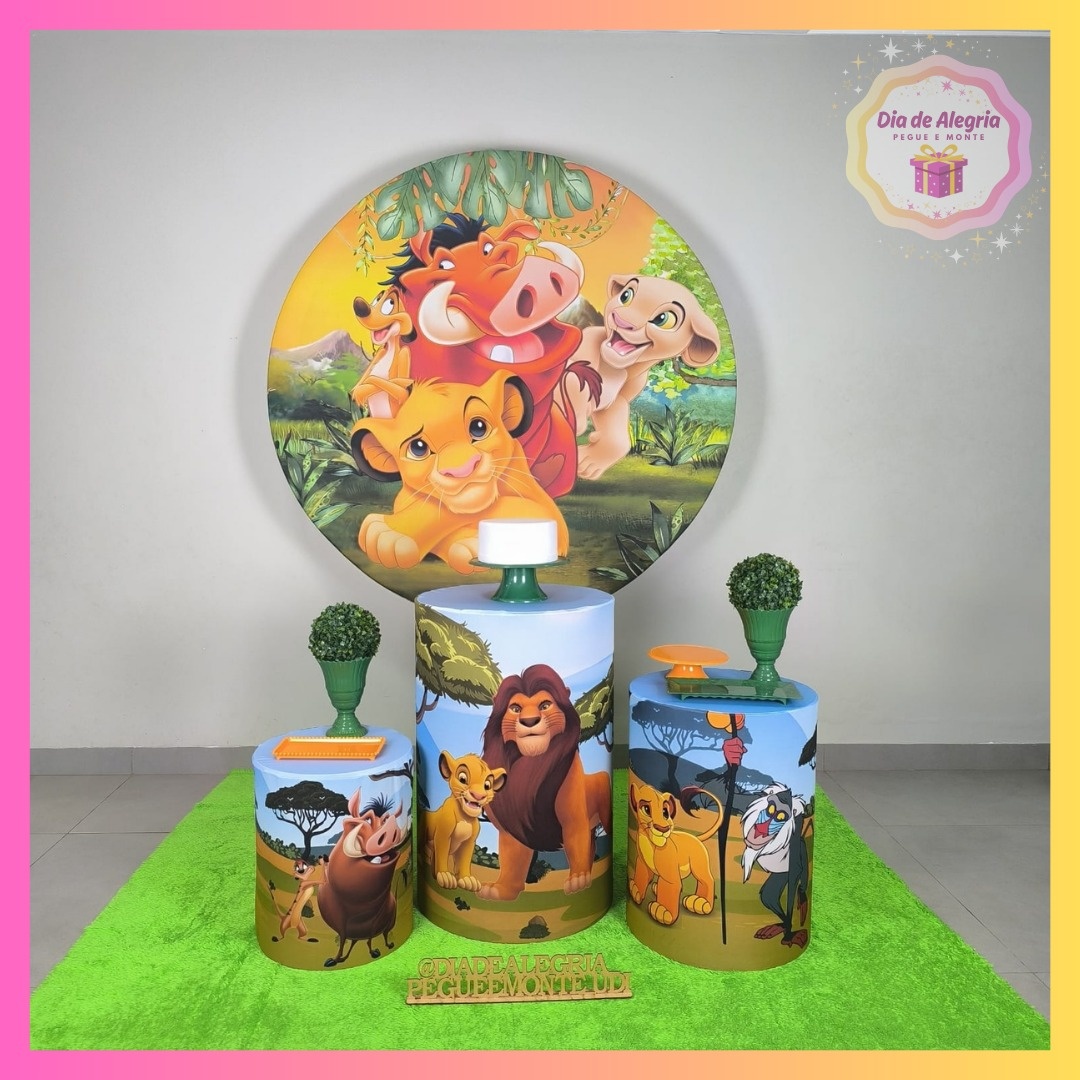 O Rei Leão - Kit 1 - Dia de Alegria Pegue e Monte