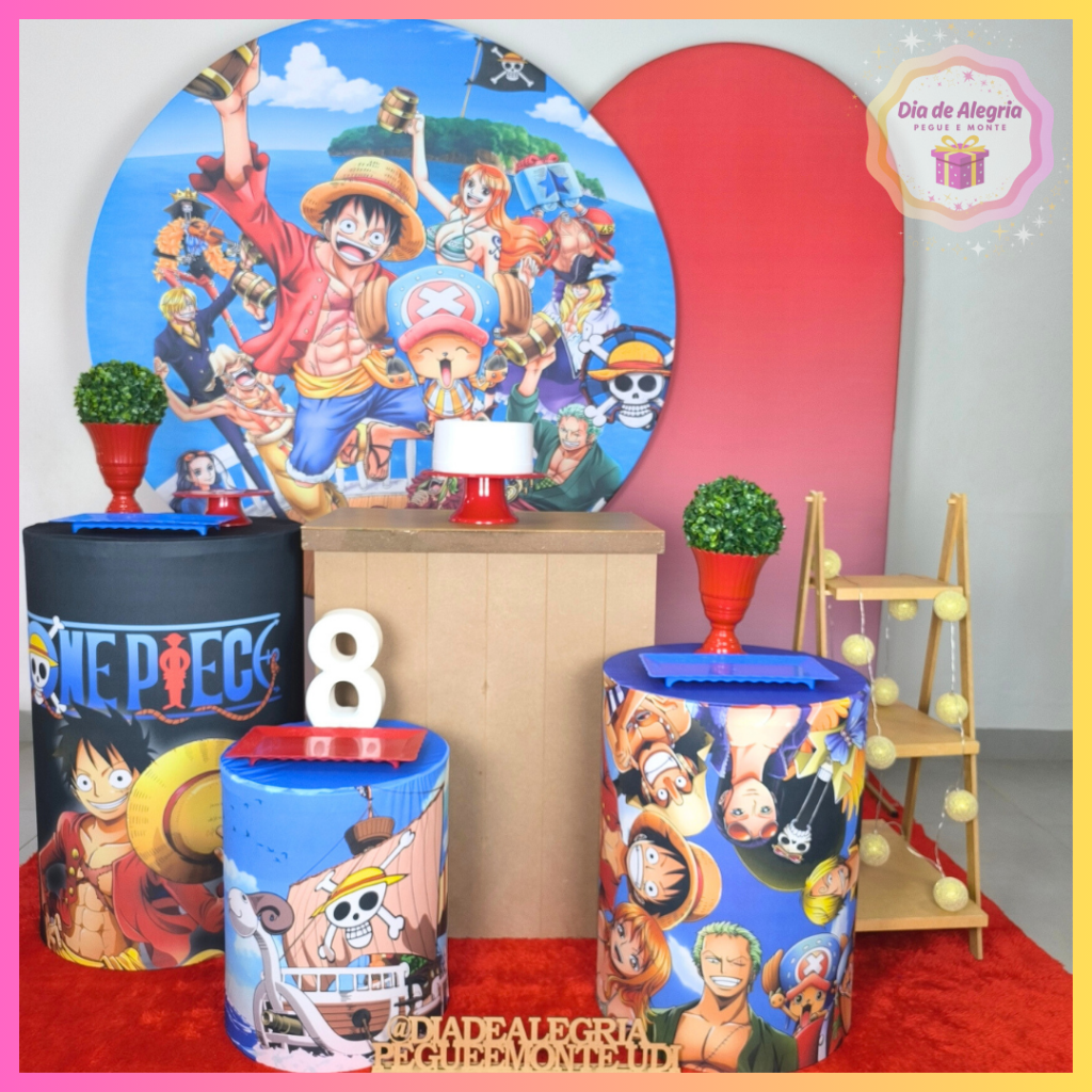 One Piece - Kit 3 - Dia de Alegria Pegue e Monte