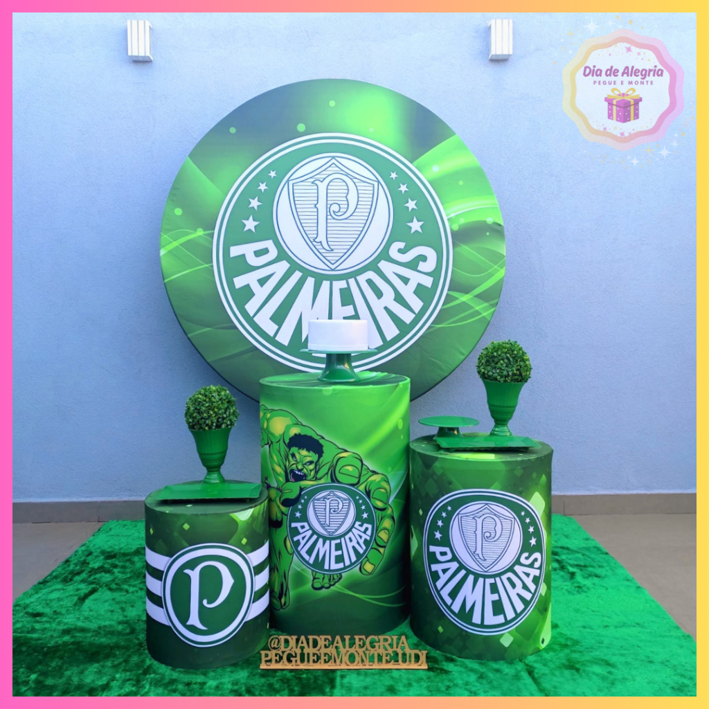 Palmeiras - Kit 1 - Dia de Alegria Pegue e Monte