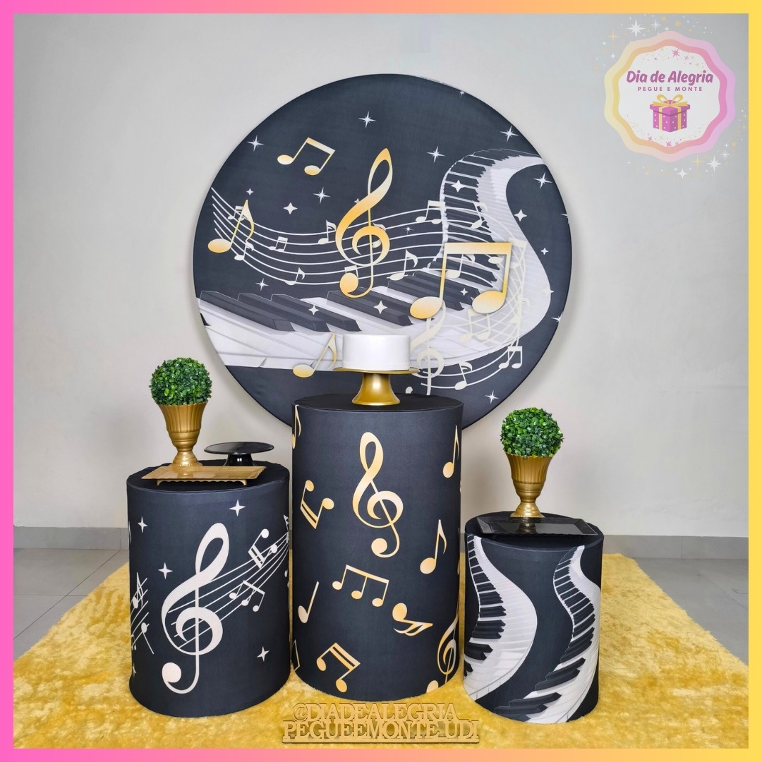 Musical - Kit 1 (Cilindros)  - Dia de Alegria Pegue e Monte
