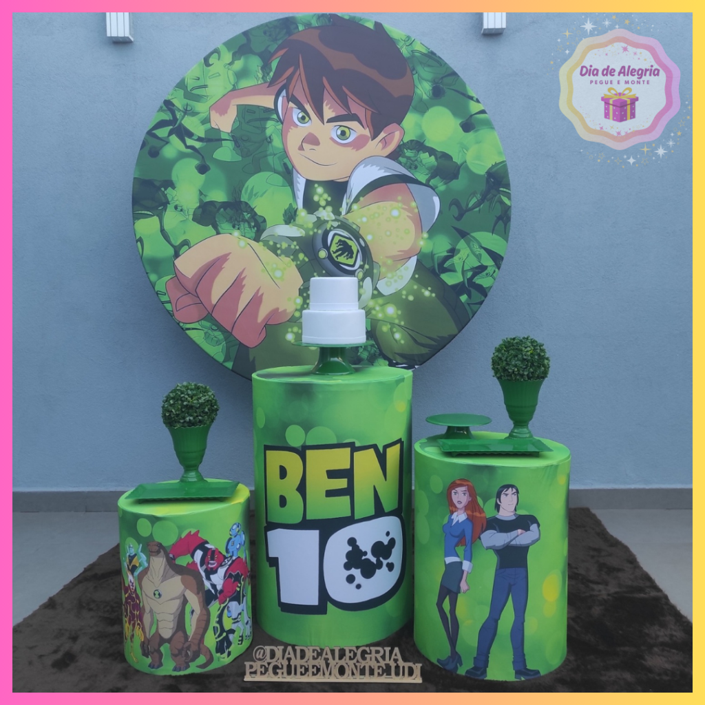 Ben 10 - Kit 1 - Dia de Alegria Pegue e Monte