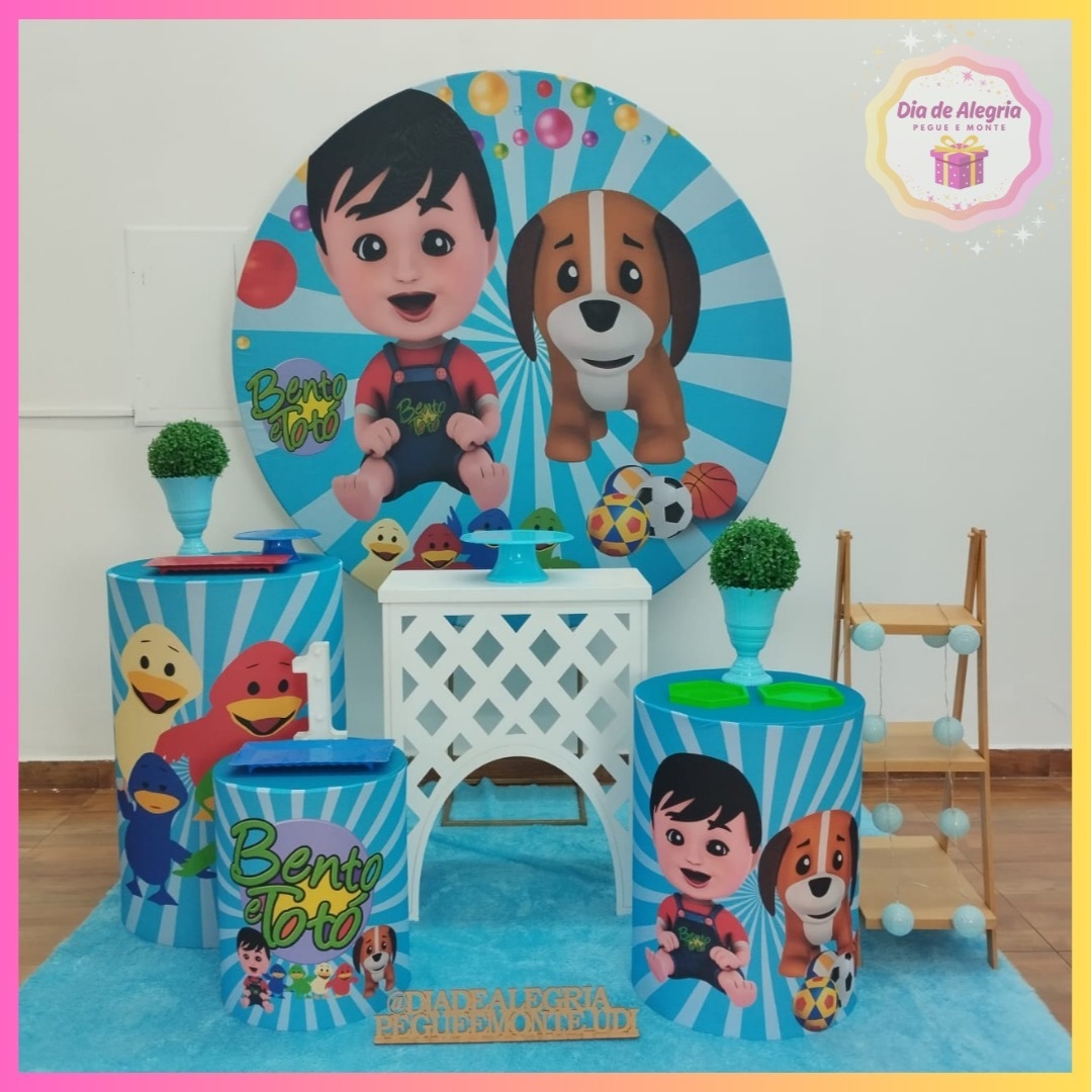 Bento E Totó - Kit 2 - Dia de Alegria Pegue e Monte