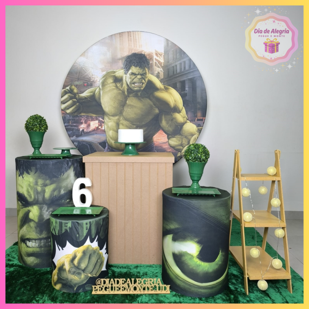 Hulk - Kit 2 - Dia de Alegria Pegue e Monte