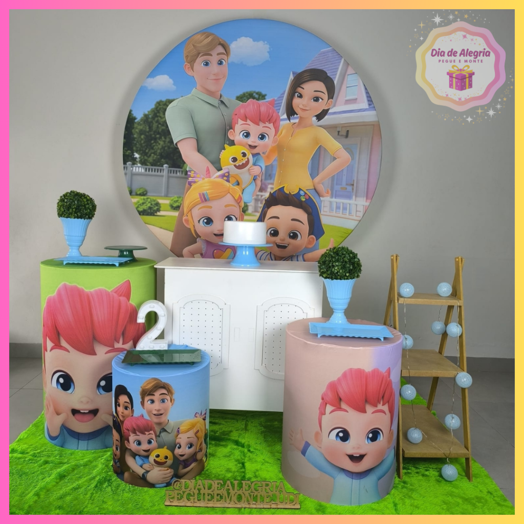 Bebê Finn Menino - Kit 2 - Dia de Alegria Pegue e Monte