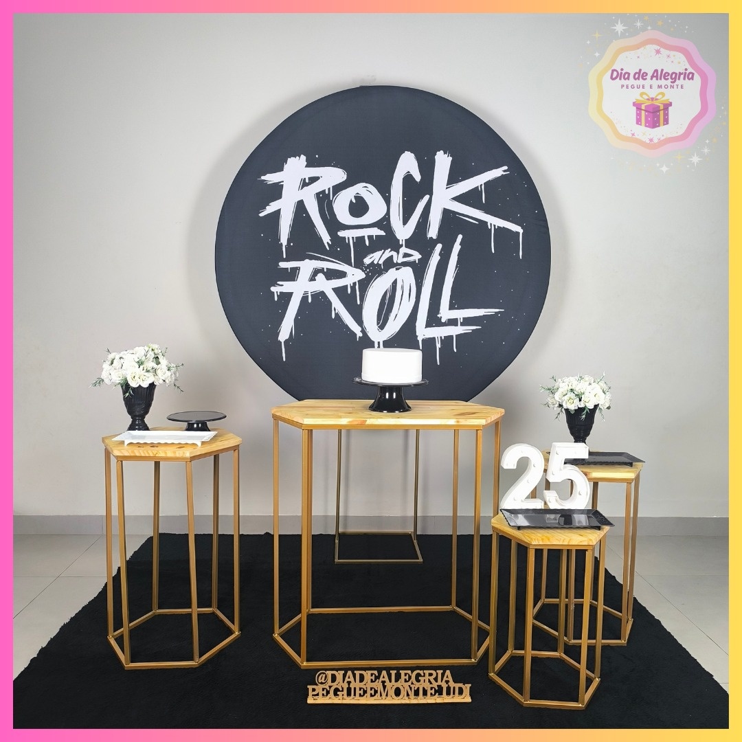 Rock and Roll - Kit 2 - Dia de Alegria Pegue e Monte