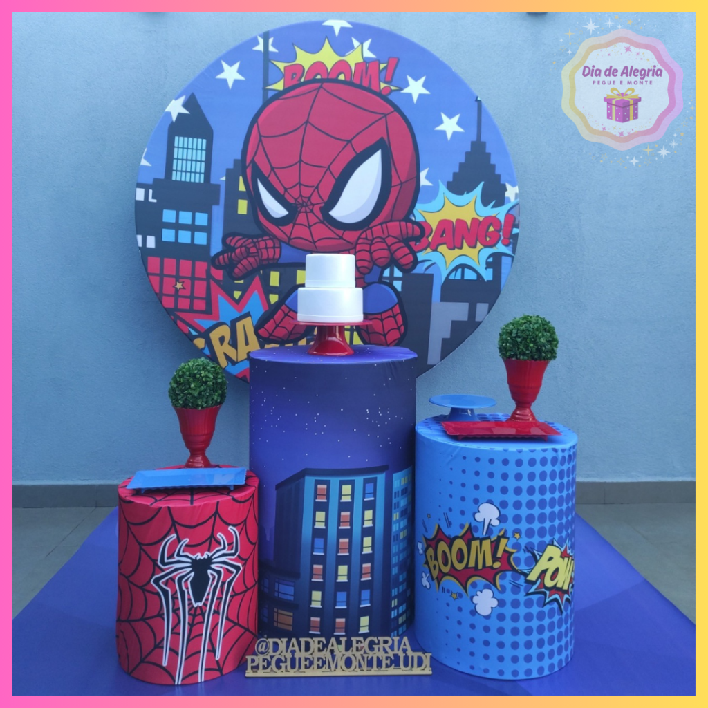 Homem Aranha Baby - Kit 1 - Dia de Alegria Pegue e Monte