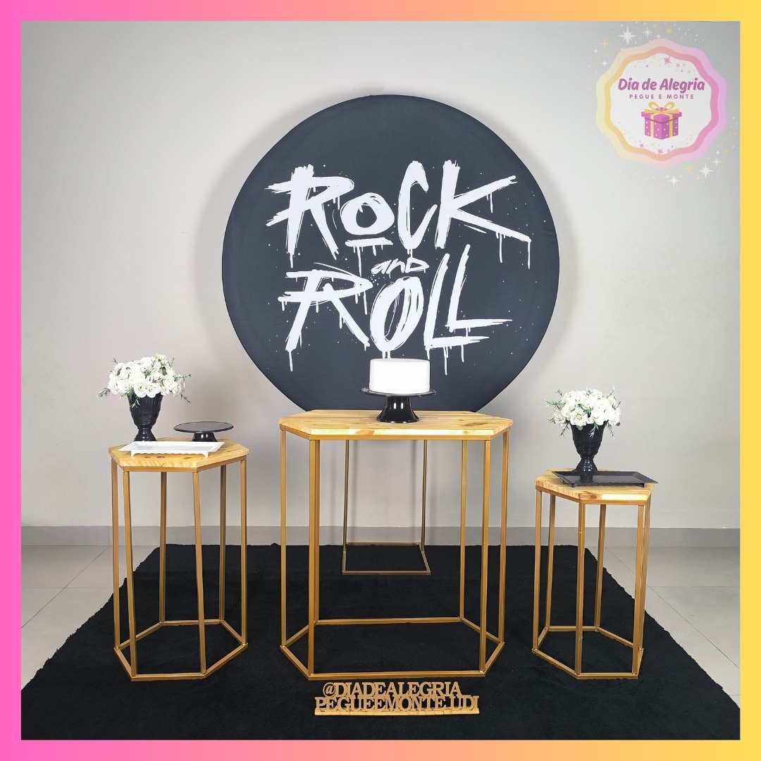 Rock and Roll - Kit 1 - Dia de Alegria Pegue e Monte