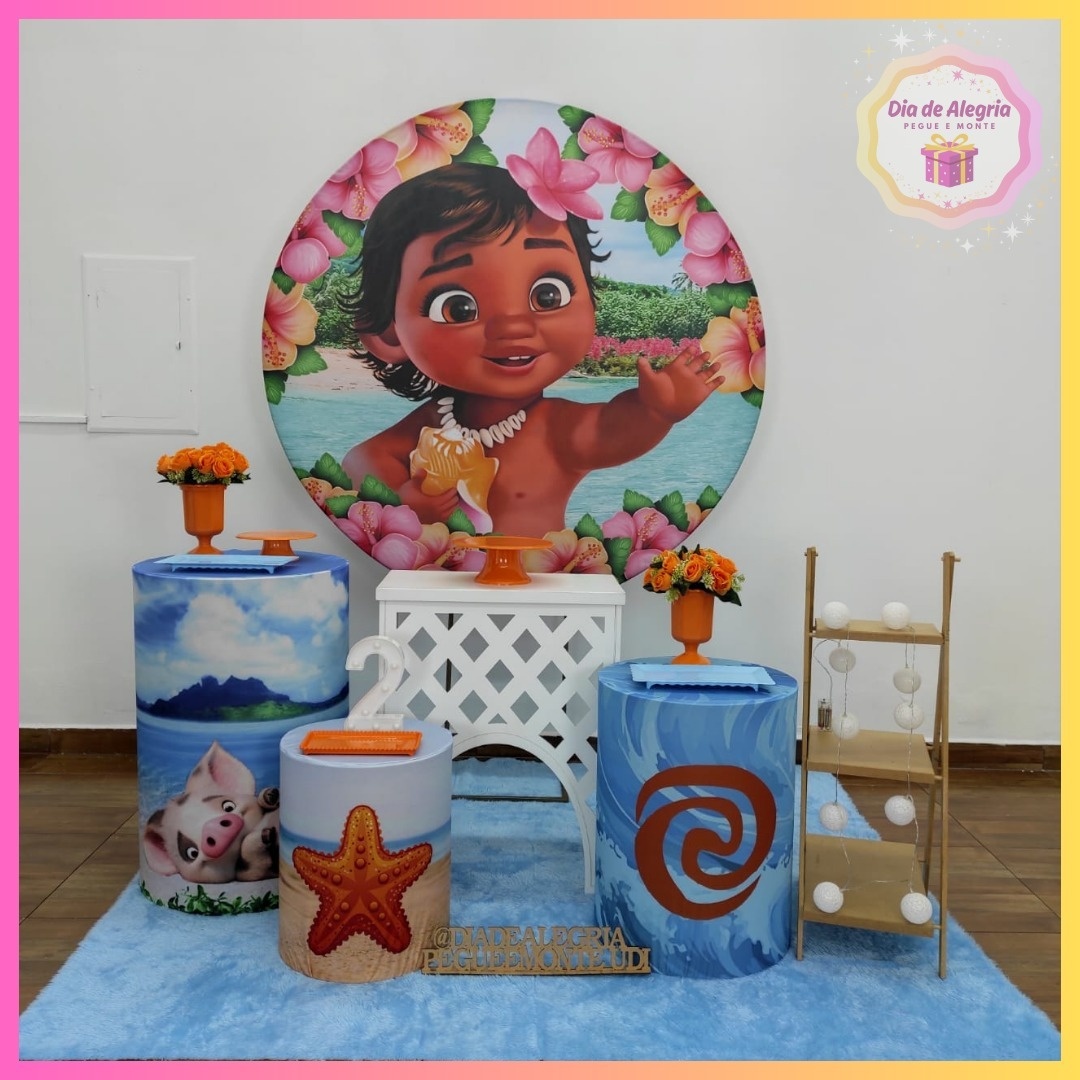 Moana Baby - Kit 2 - Dia de Alegria Pegue e Monte