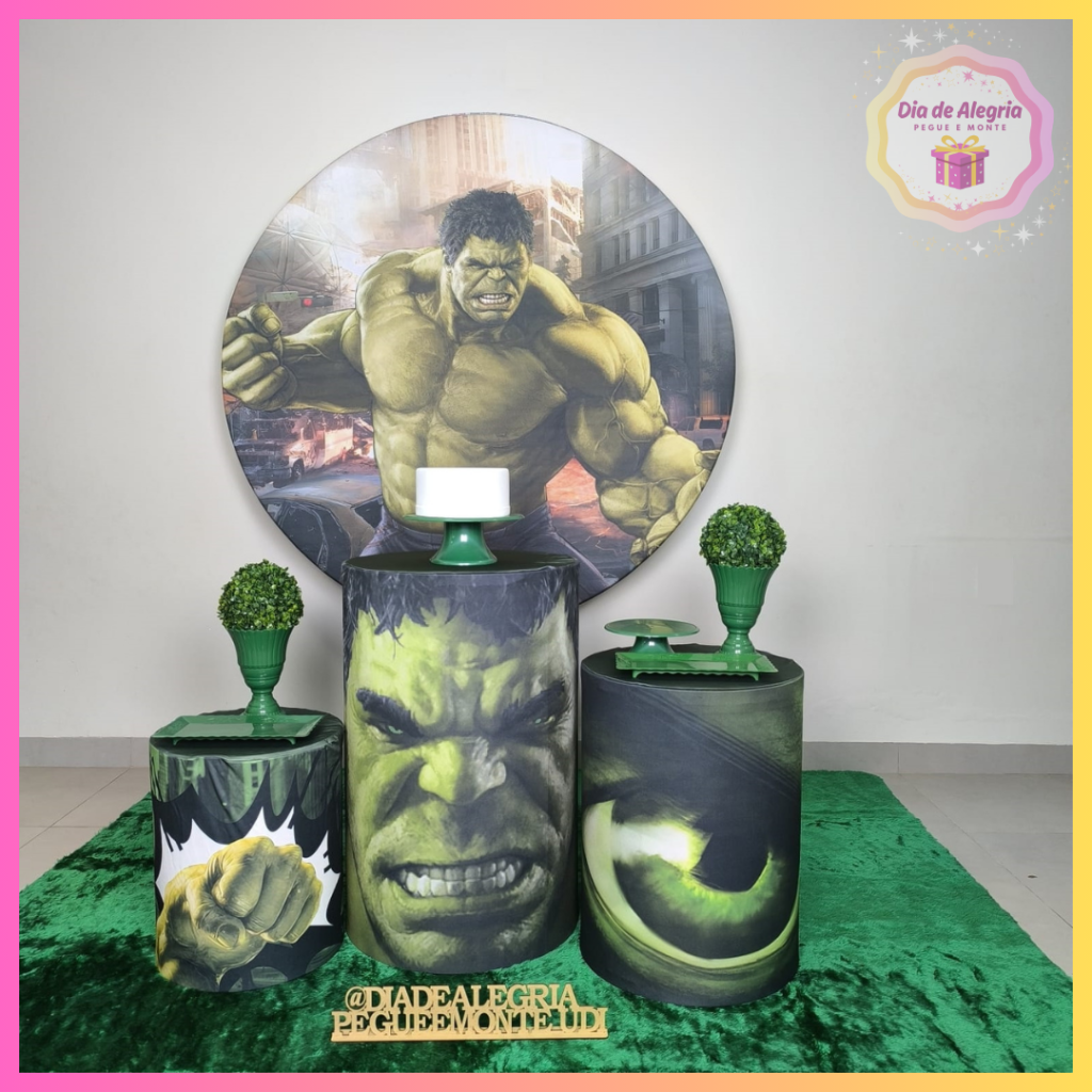 Hulk - Kit 1 - Dia de Alegria Pegue e Monte