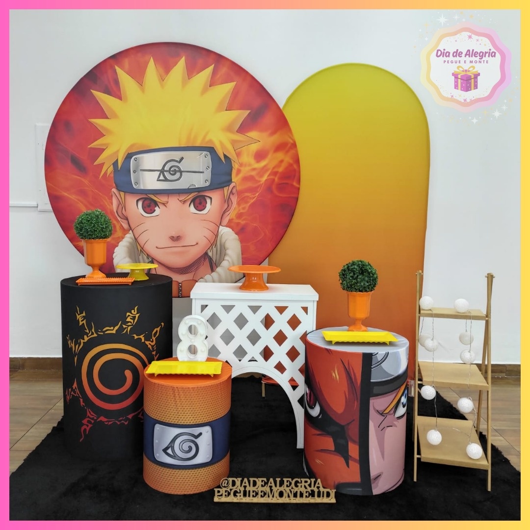 Naruto - Kit 3 - Dia de Alegria Pegue e Monte