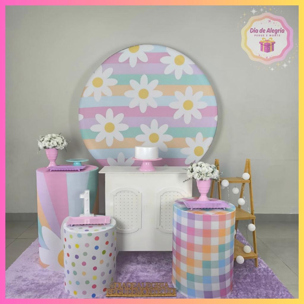 Margaridas Candy - Kit 2 - Dia de Alegria Pegue e Monte
