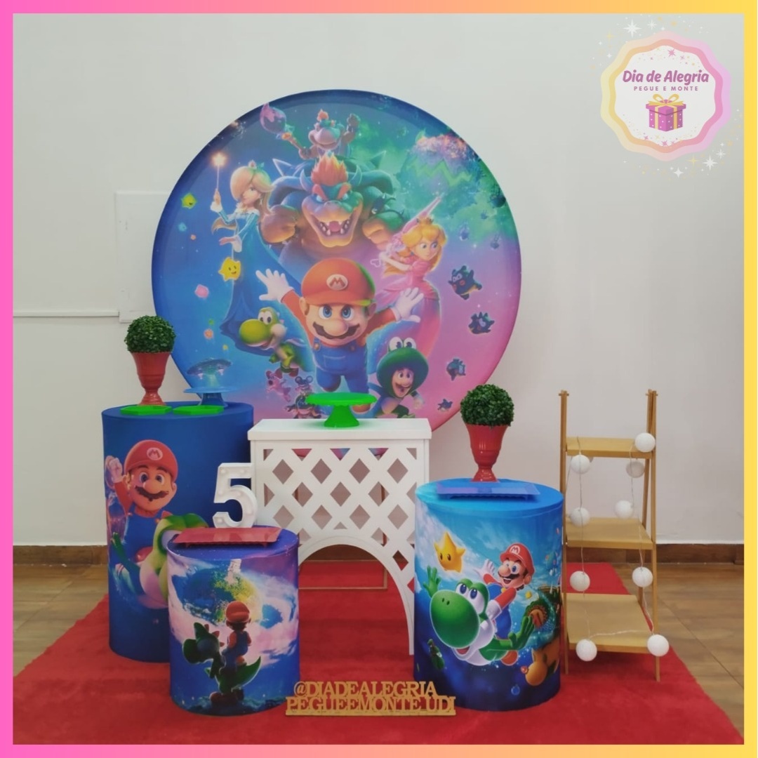 Super Mário Galaxy - Kit 2 - Dia de Alegria Pegue e Monte