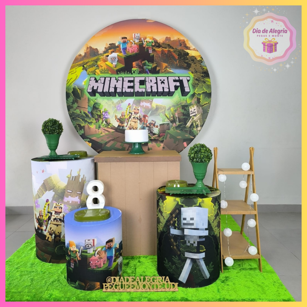 Minecraft - Kit 2 - Dia de Alegria Pegue e Monte