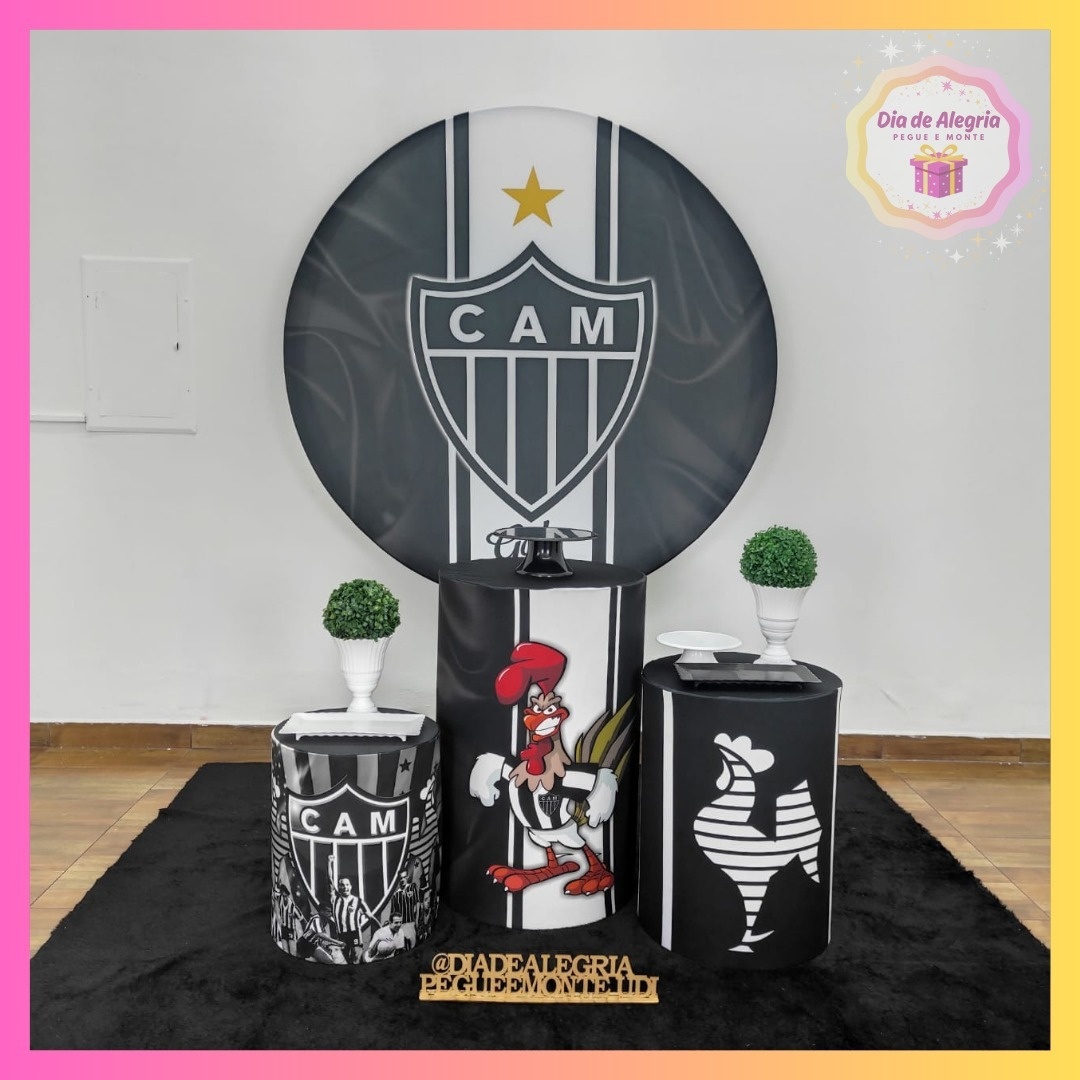 Atlético Mineiro - Kit 1 - Dia de Alegria Pegue e Monte