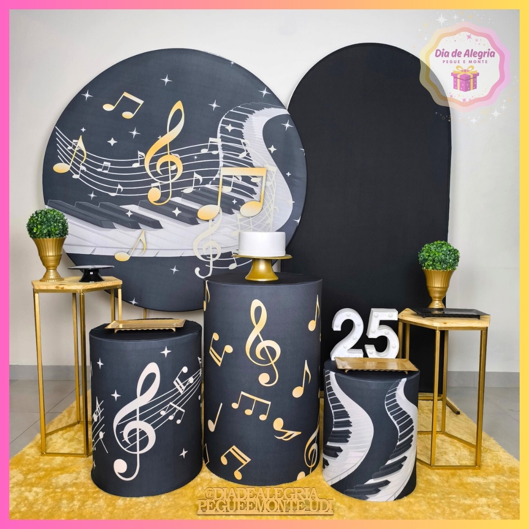 Musical - Kit 3 (Cilindros) - Dia de Alegria Pegue e Monte