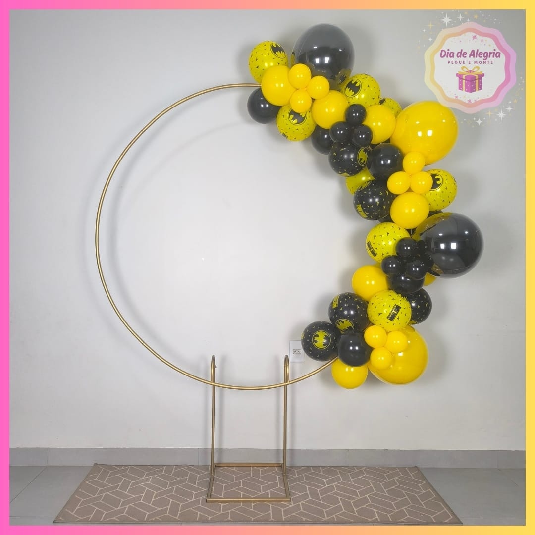 Balões Orgânico Estampado 3 - Dia de Alegria Pegue e Monte