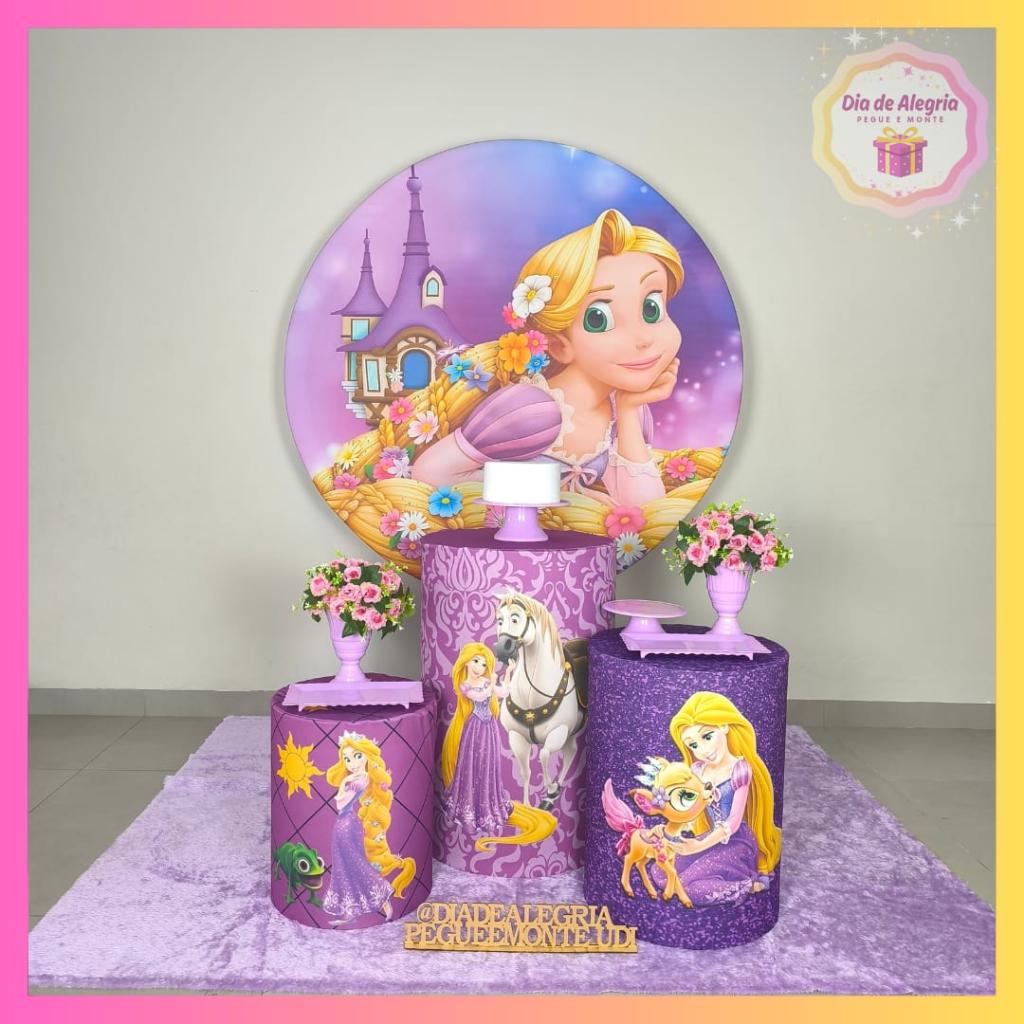 Rapunzel - Kit 1 - Dia de Alegria Pegue e Monte