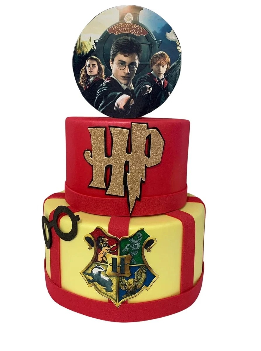 Bolo Fake Harry Potter - Dia de Alegria Pegue e Monte