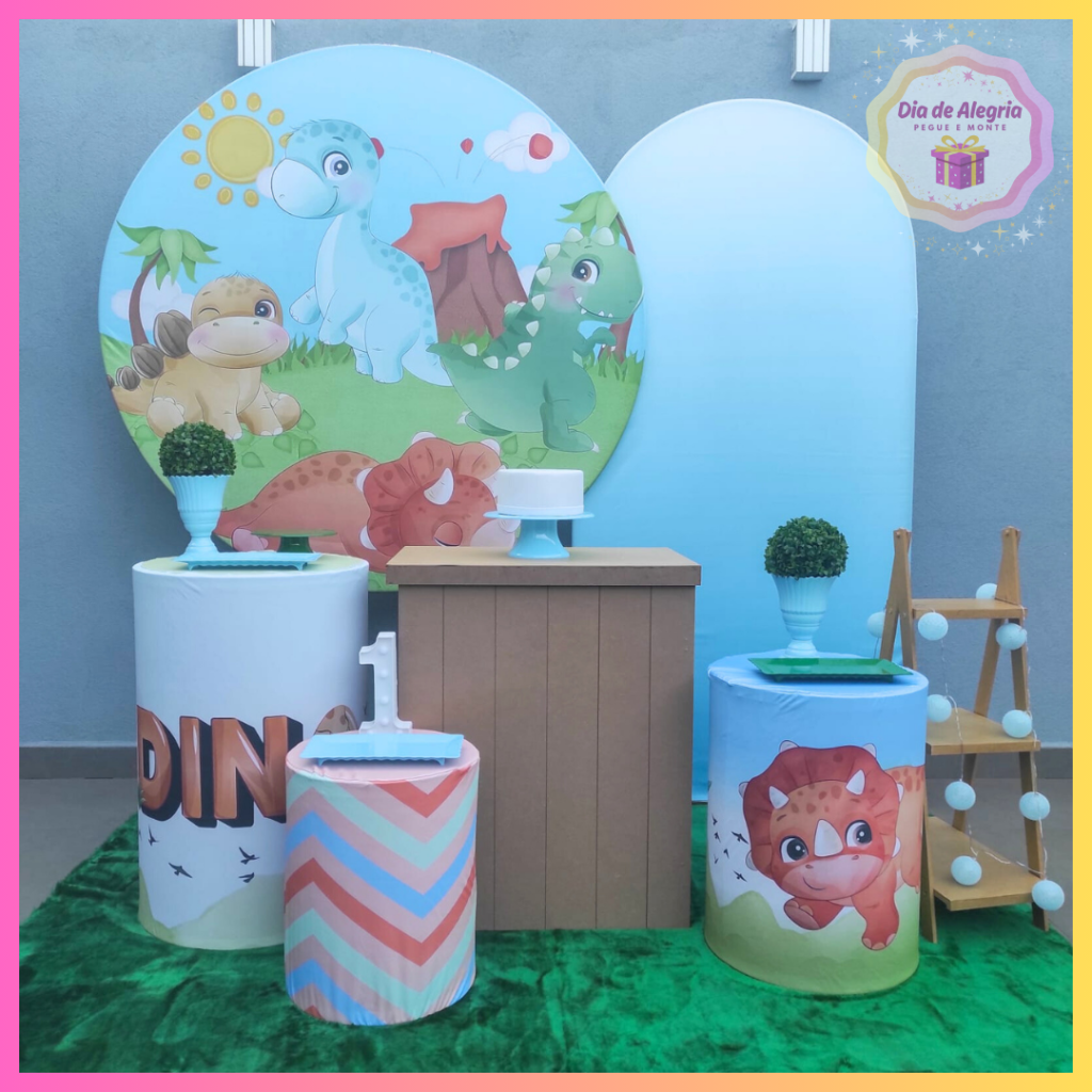 Dino Baby - Kit 3 - Dia de Alegria Pegue e Monte