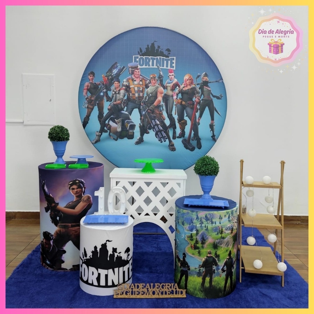 Fortinite - Kit 2 - Dia de Alegria Pegue e Monte