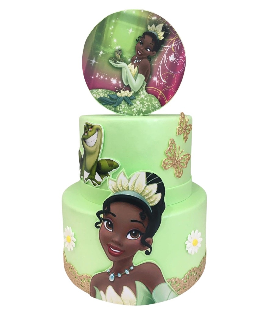 Bolo Fake Tiana - Dia de Alegria Pegue e Monte