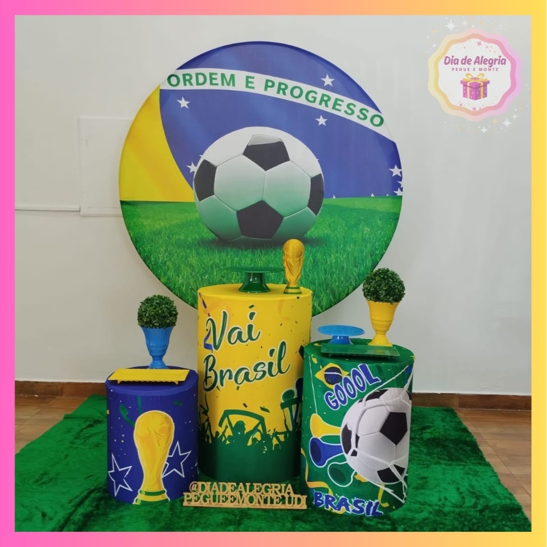 Brasil - Kit 1 - Dia de Alegria Pegue e Monte