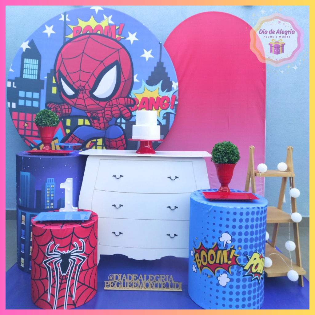 Homem Aranha Baby - Kit 3 - Dia de Alegria Pegue e Monte