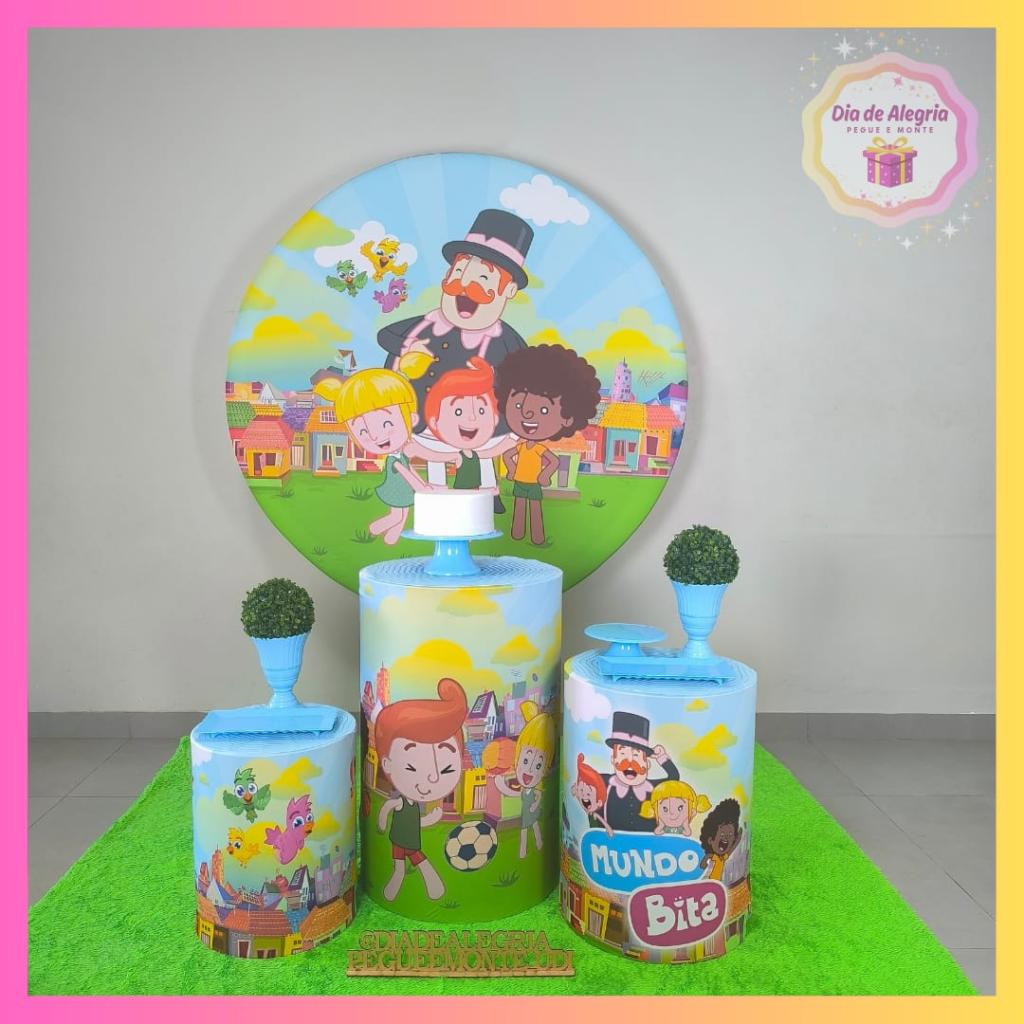 Mundo Bita Menino - Kit 1 - Dia de Alegria Pegue e Monte