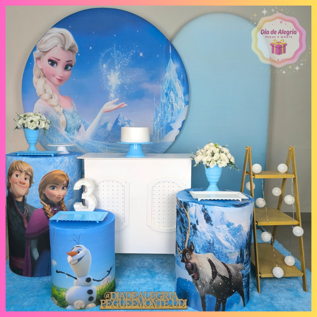 Frozen - Kit 3 - Dia de Alegria Pegue e Monte
