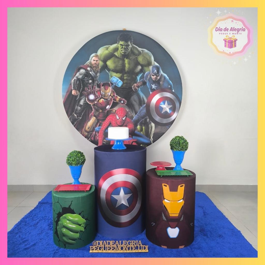 Vingadores - Kit 1 - Dia de Alegria Pegue e Monte
